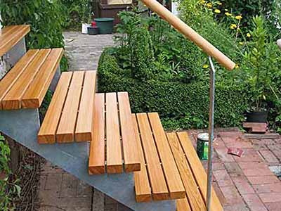 Treppe außen